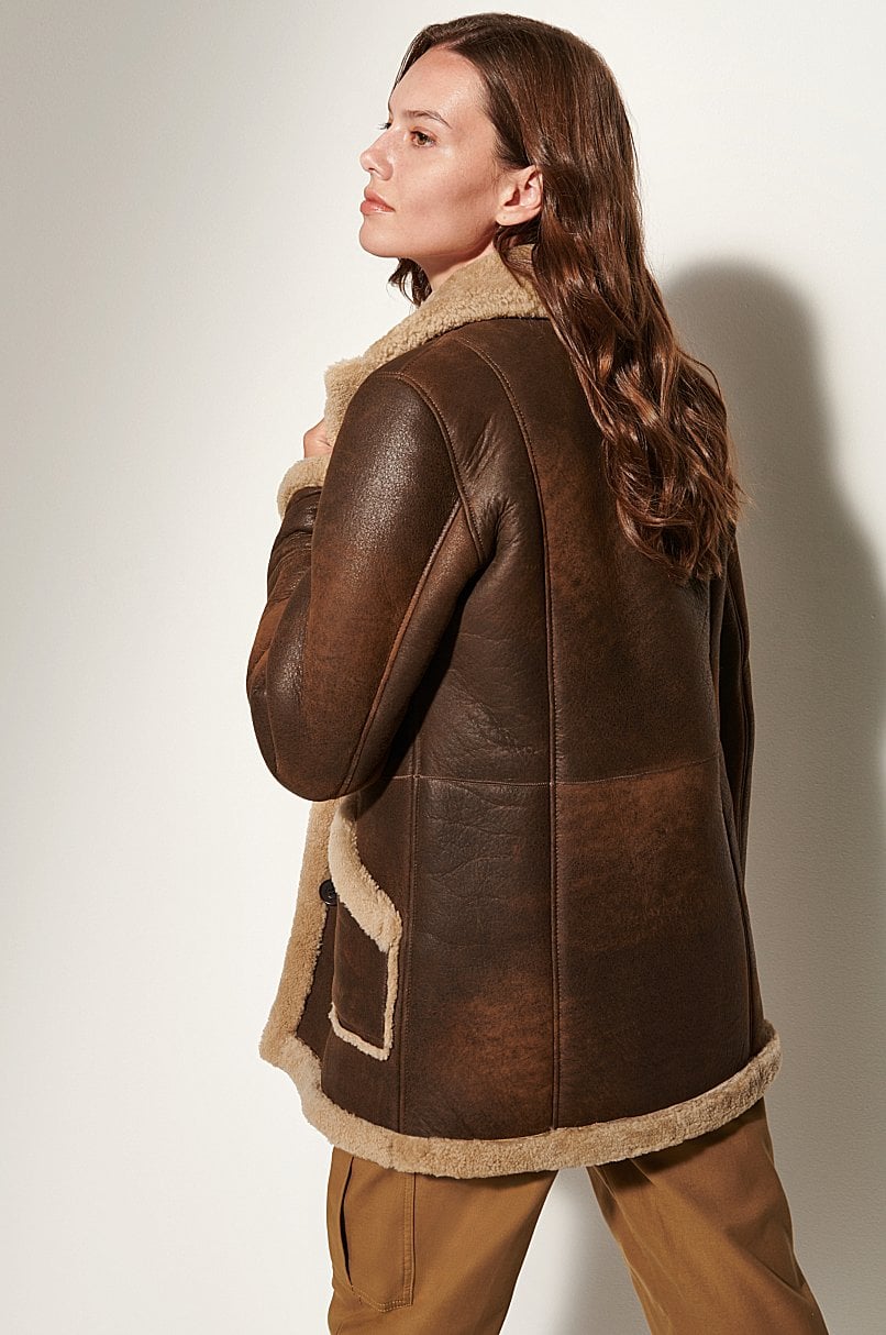 Marleigh Sheepskin Coat