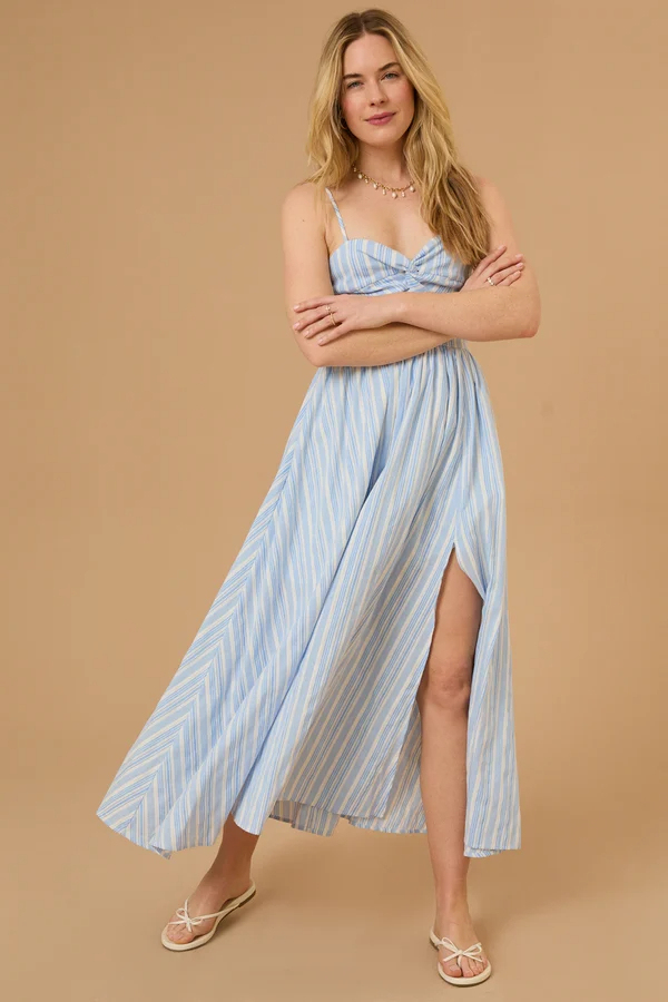 Jessie Stripe Maxi Dress