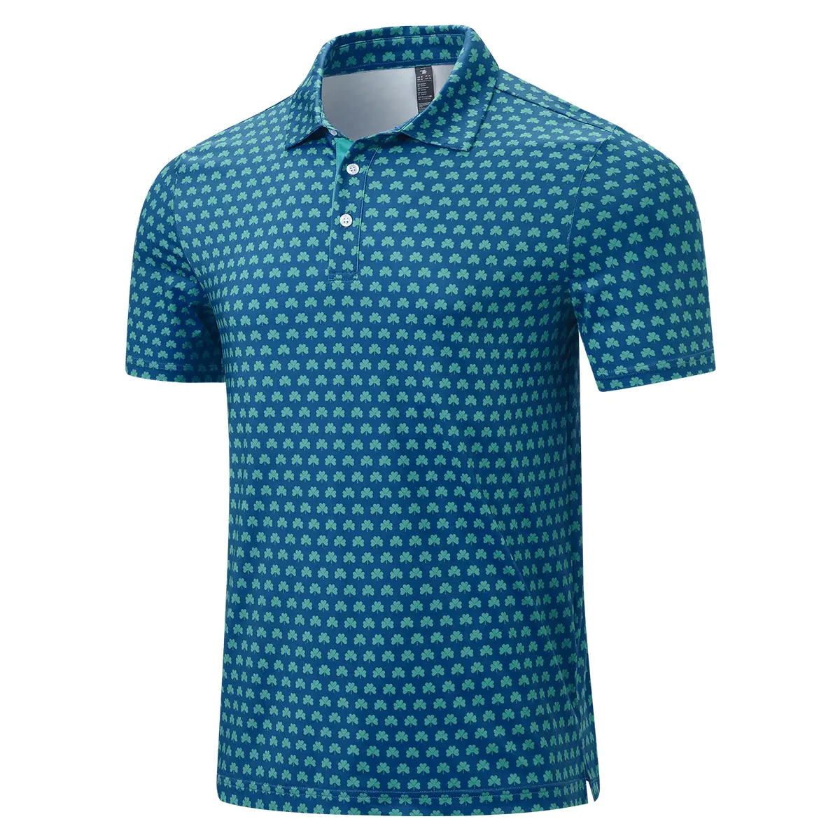 Men's Classic 3-Button Moisture Wicking Athletic Short Sleeve Golf Polo 