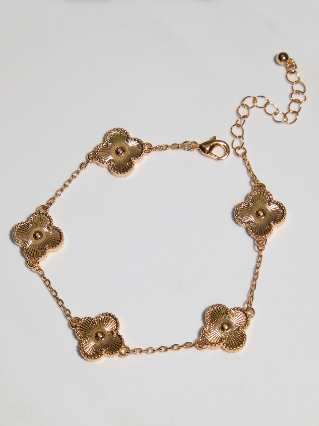 Double Sided Clover Bracelet
