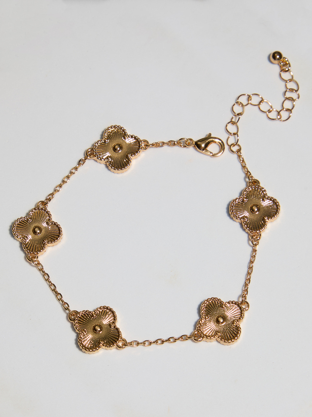Double Sided Clover Bracelet