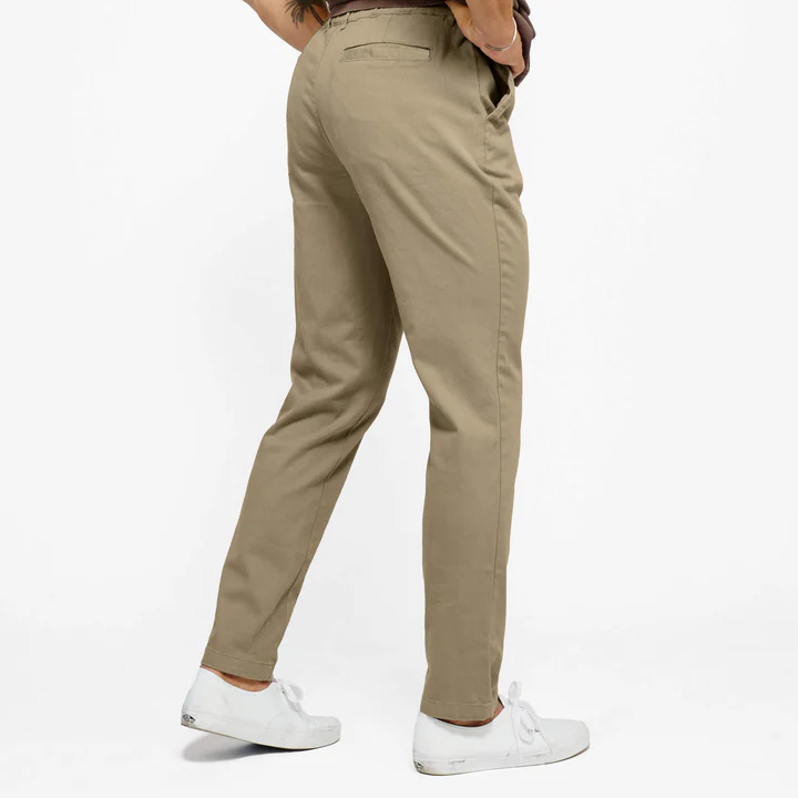 Men's Casual Stretch Twill Cotton Chino Pants