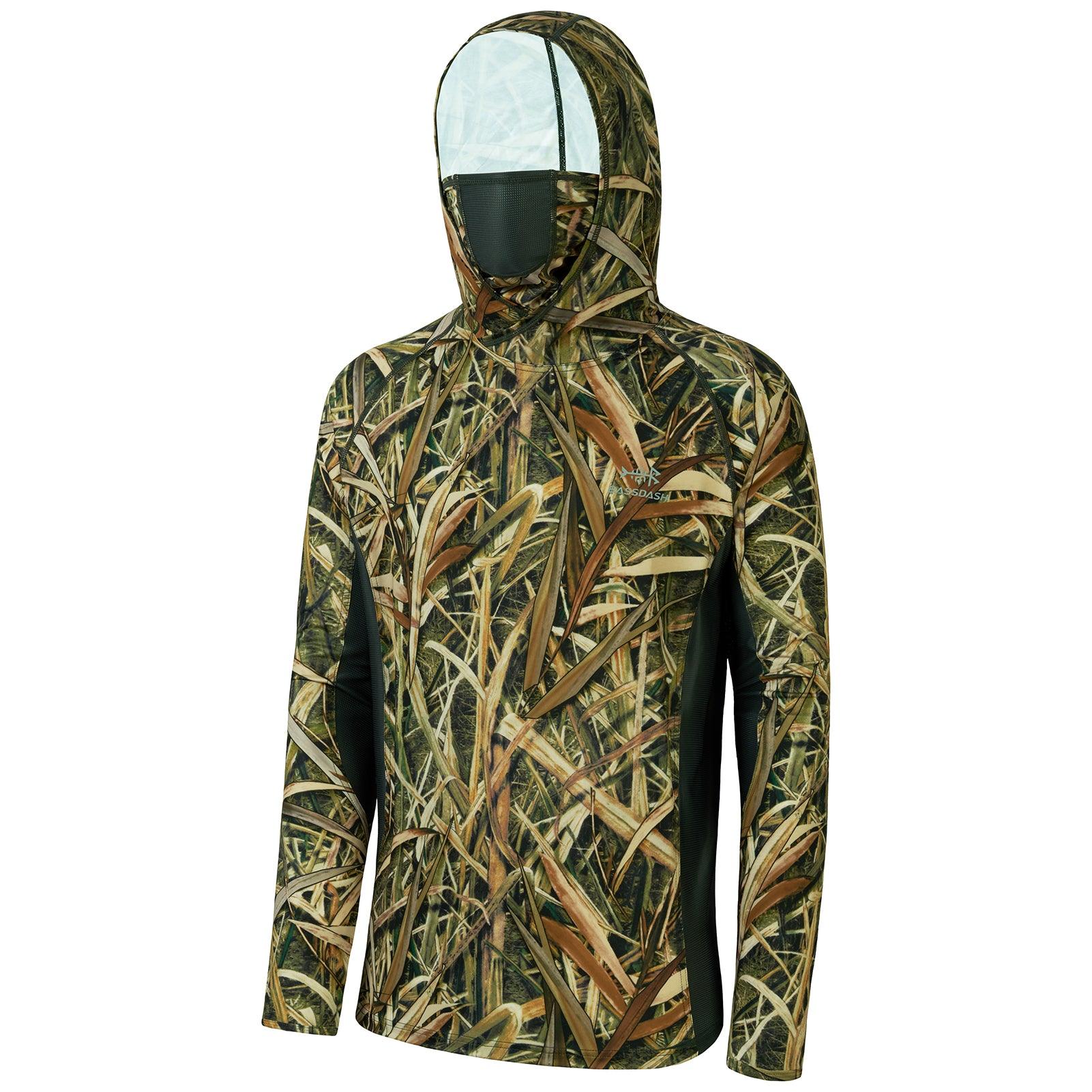 Men's UPF 50+ Long Sleeve Hunting Hoodie with Mask FS06M