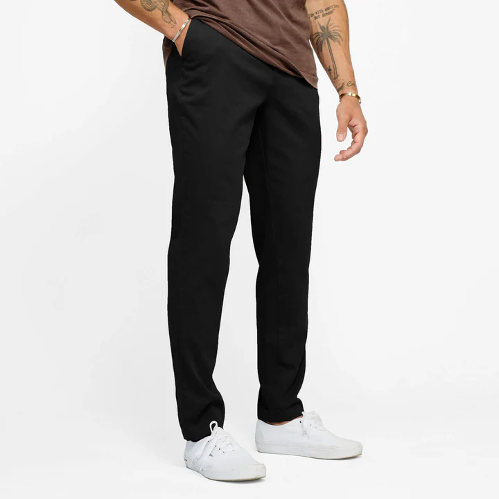 Men's Casual Stretch Twill Cotton Chino Pants