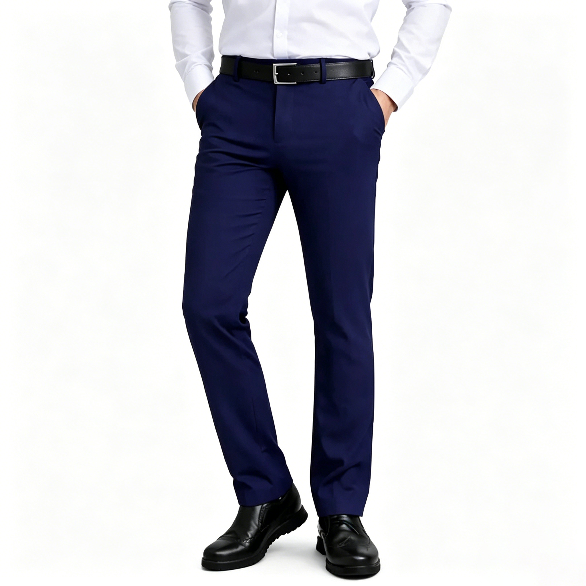 Men's Flex Stretch Slim Fit Dress Pants 