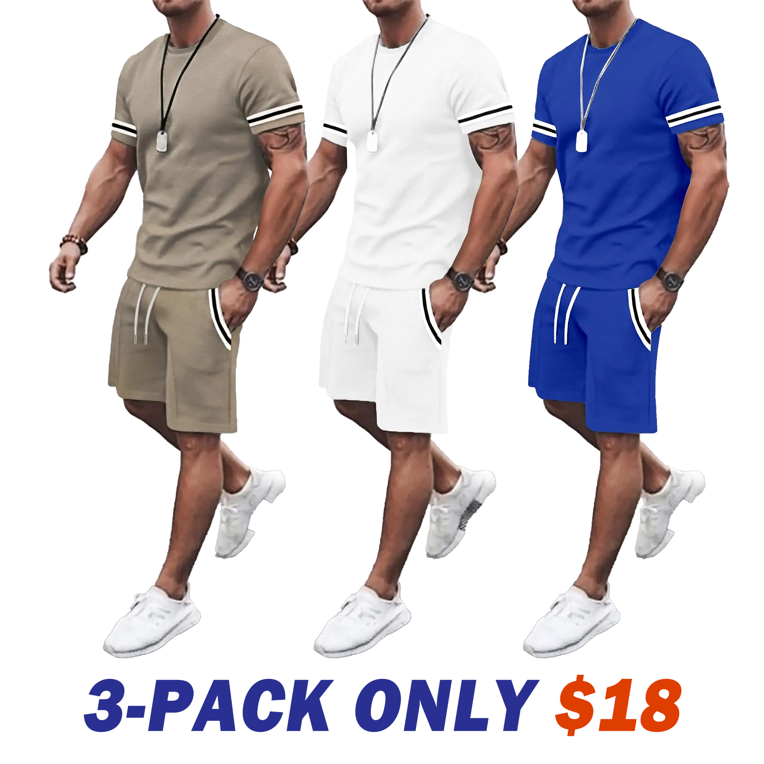 Men's Street Style Multi-Pocket Cargo Shorts