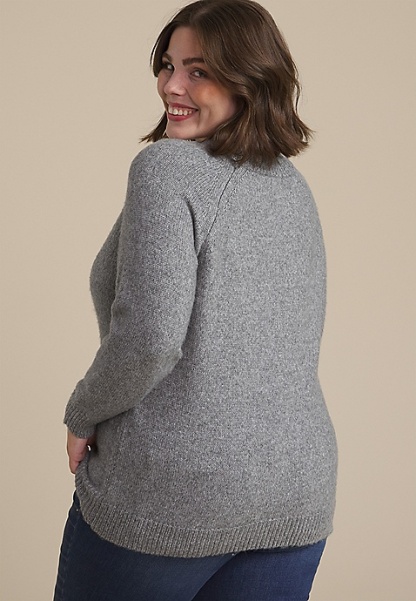 Plus Size Cozier Than Cashmere Tinsel Joy Sweater