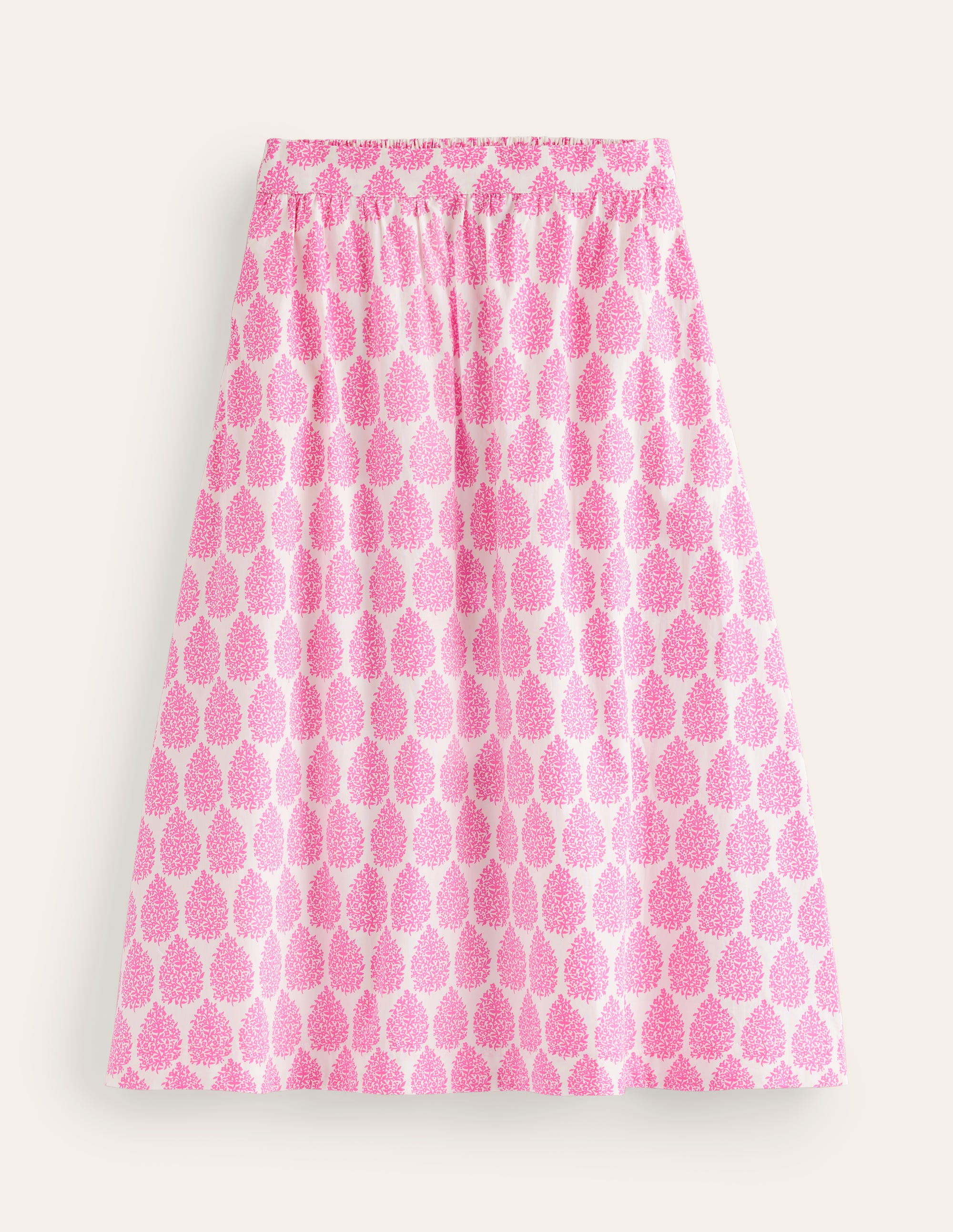 Hattie Poplin Midi Skirt