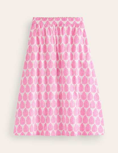 Hattie Poplin Midi Skirt