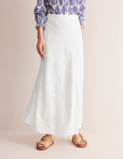 Patchwork Bias-Cut Slip Skirt