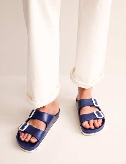 Lyla Double Buckle Slide