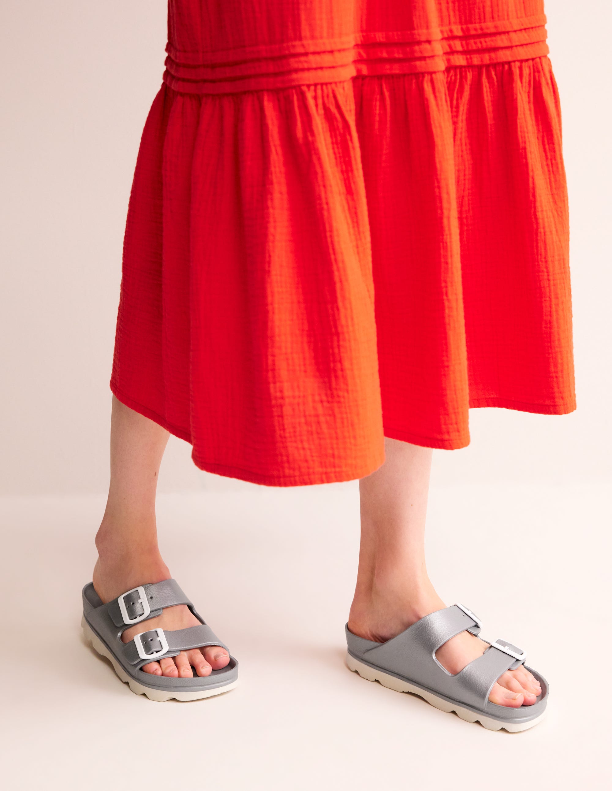 Lyla Double Buckle Slide