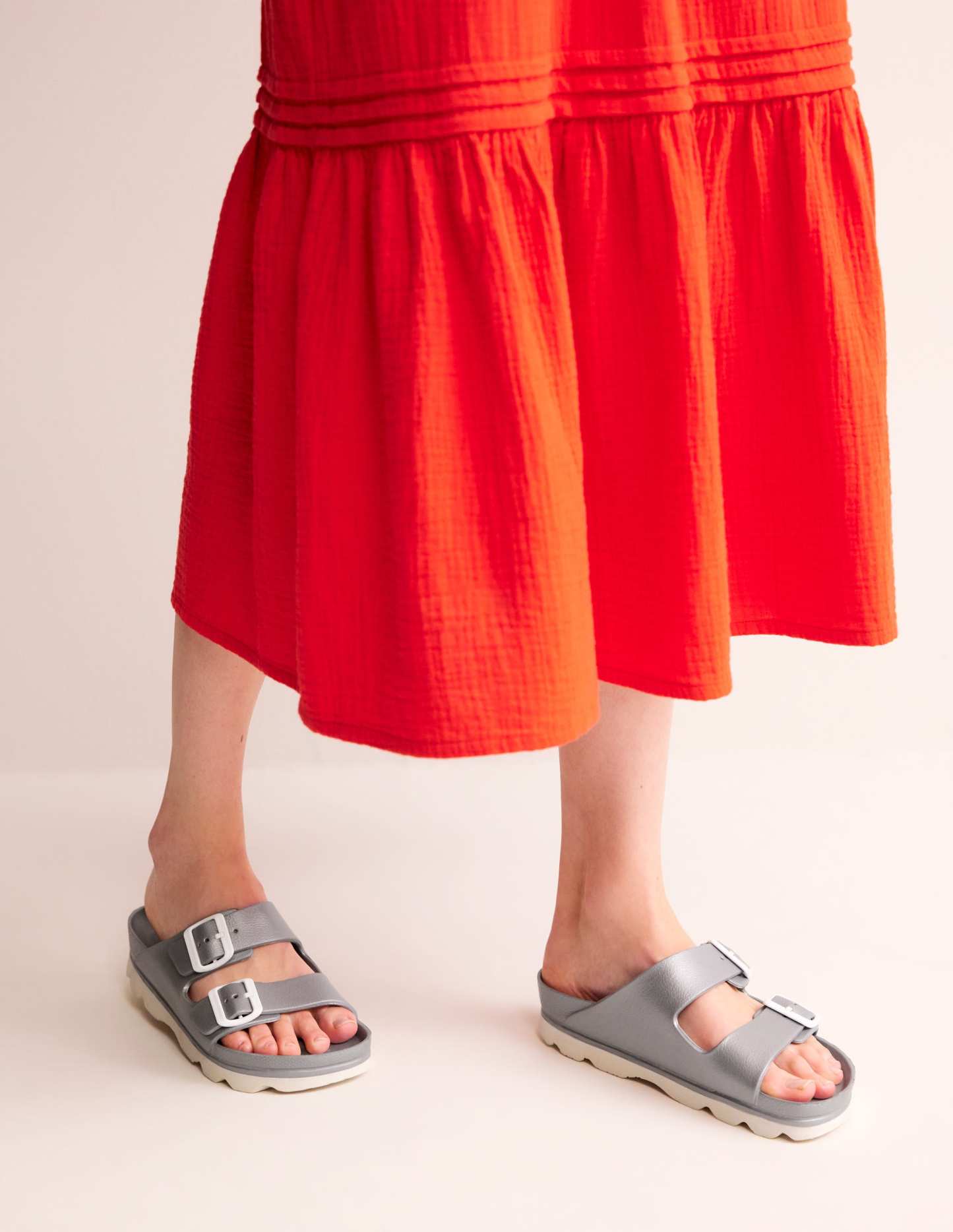 Lyla Double Buckle Slide