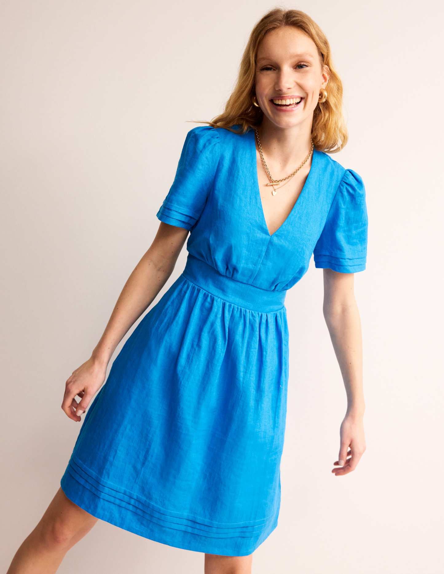 Eve Linen Short Dress