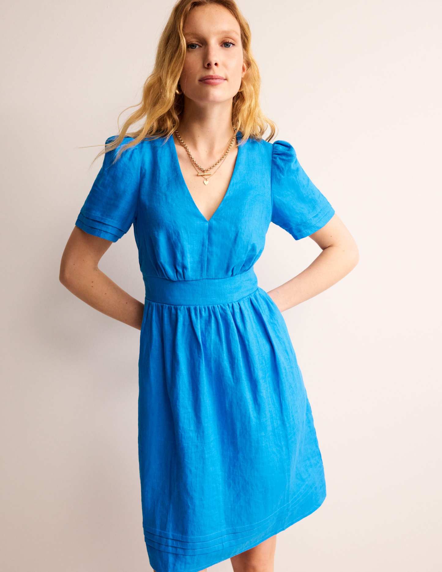 Eve Linen Short Dress
