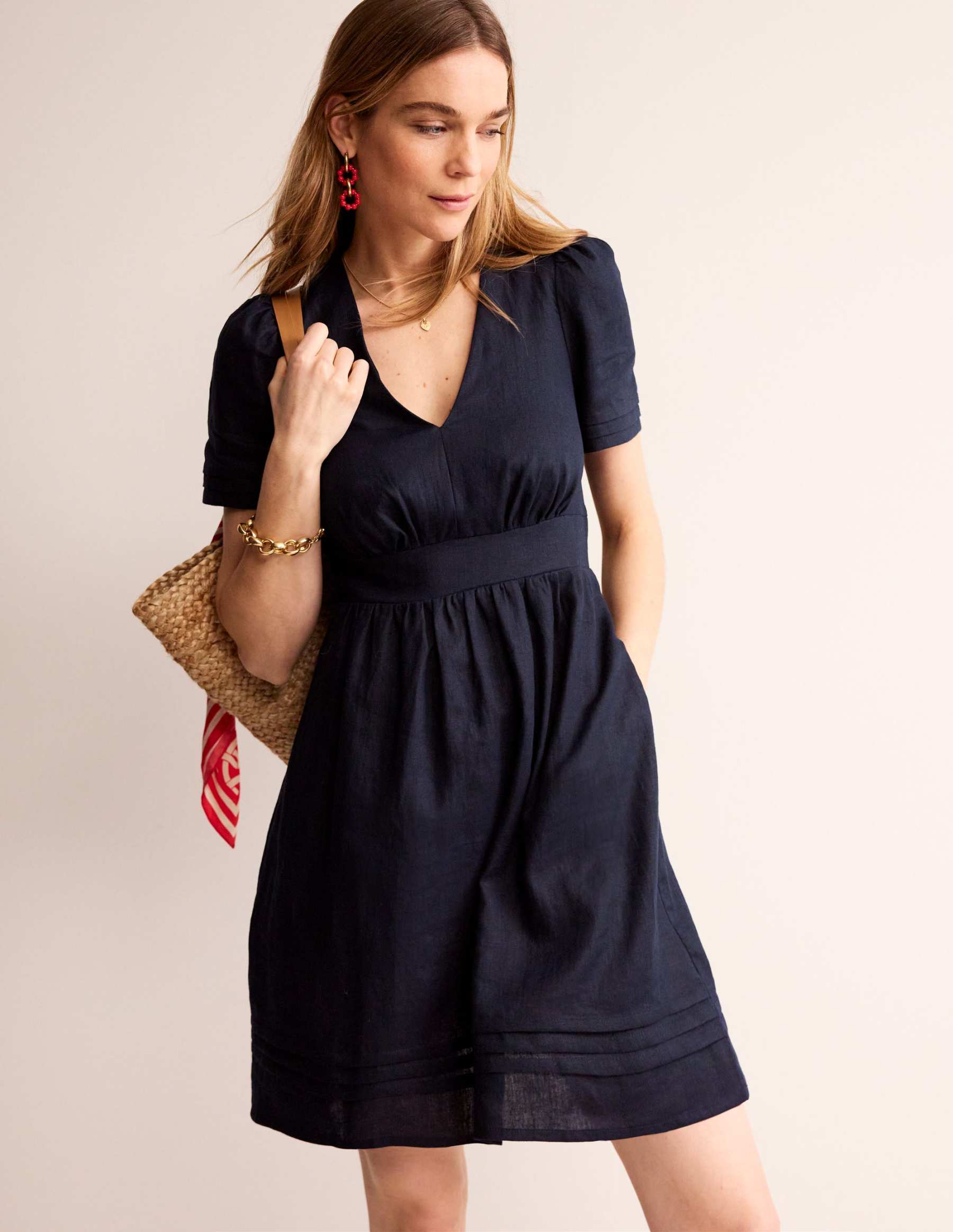 Eve Linen Short Dress