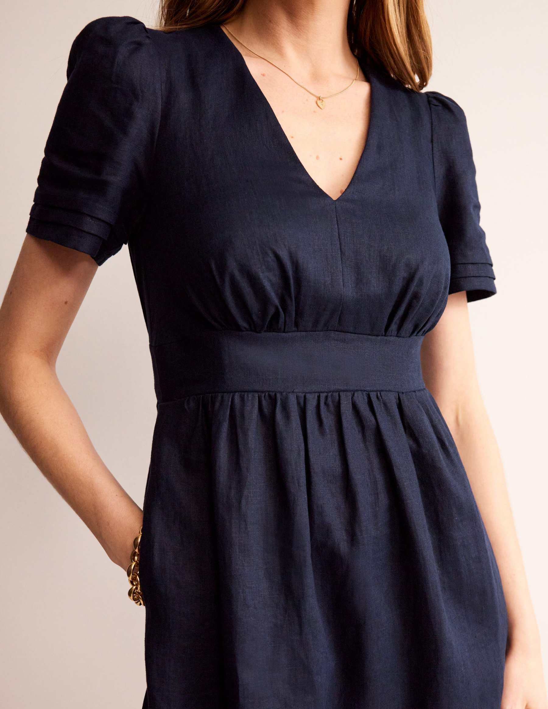 Eve Linen Short Dress
