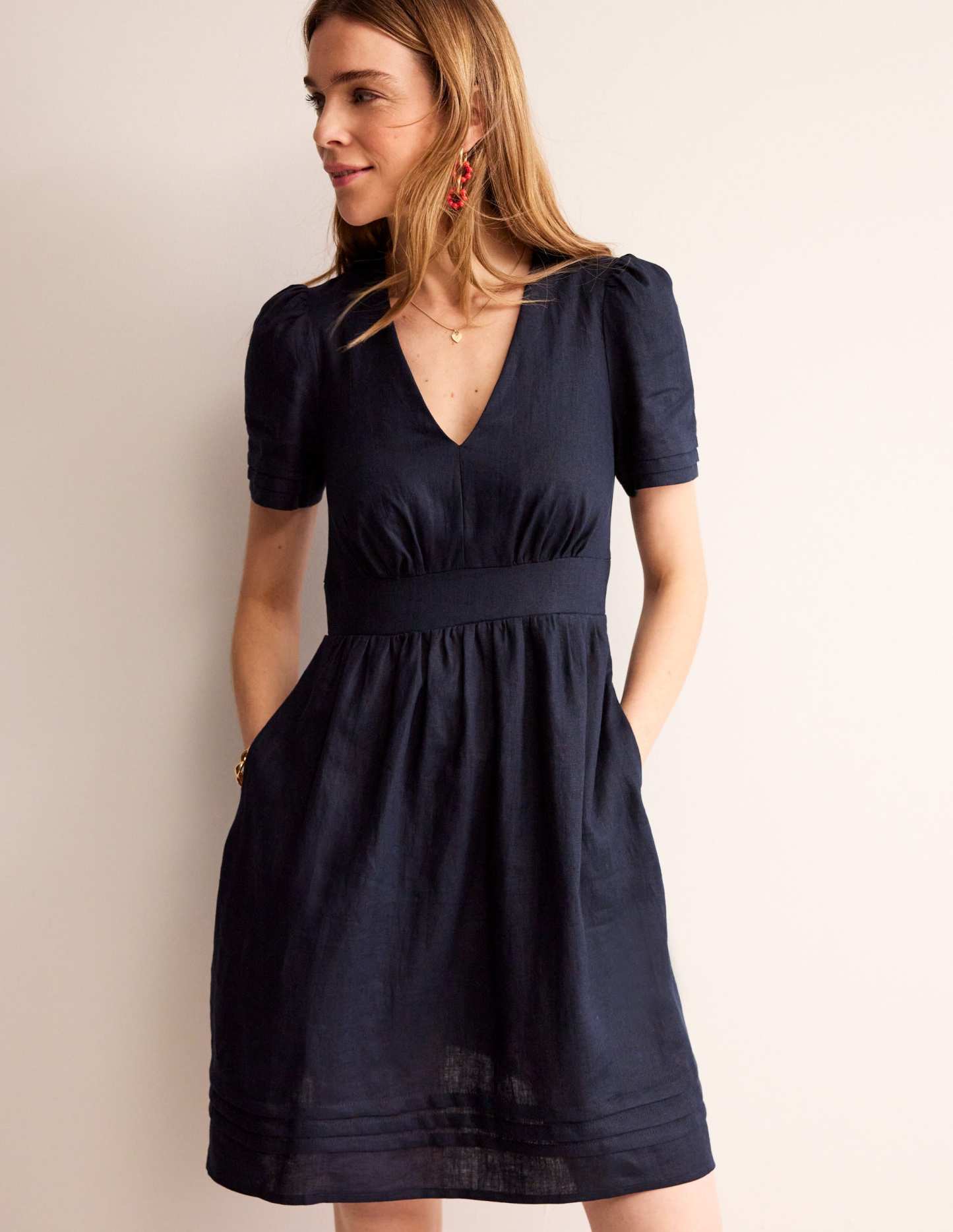 Eve Linen Short Dress