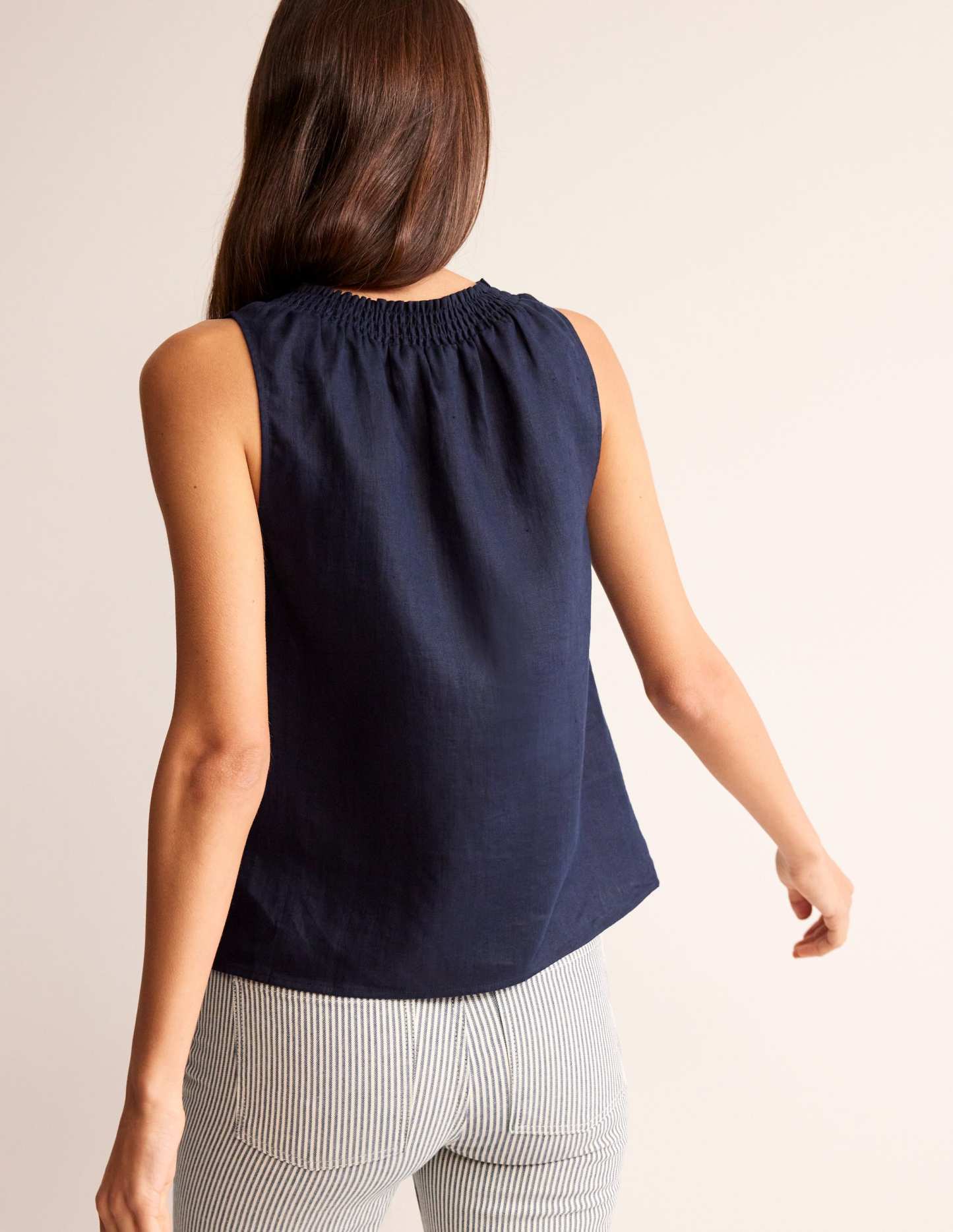 Georgia Linen Sleeveless Top