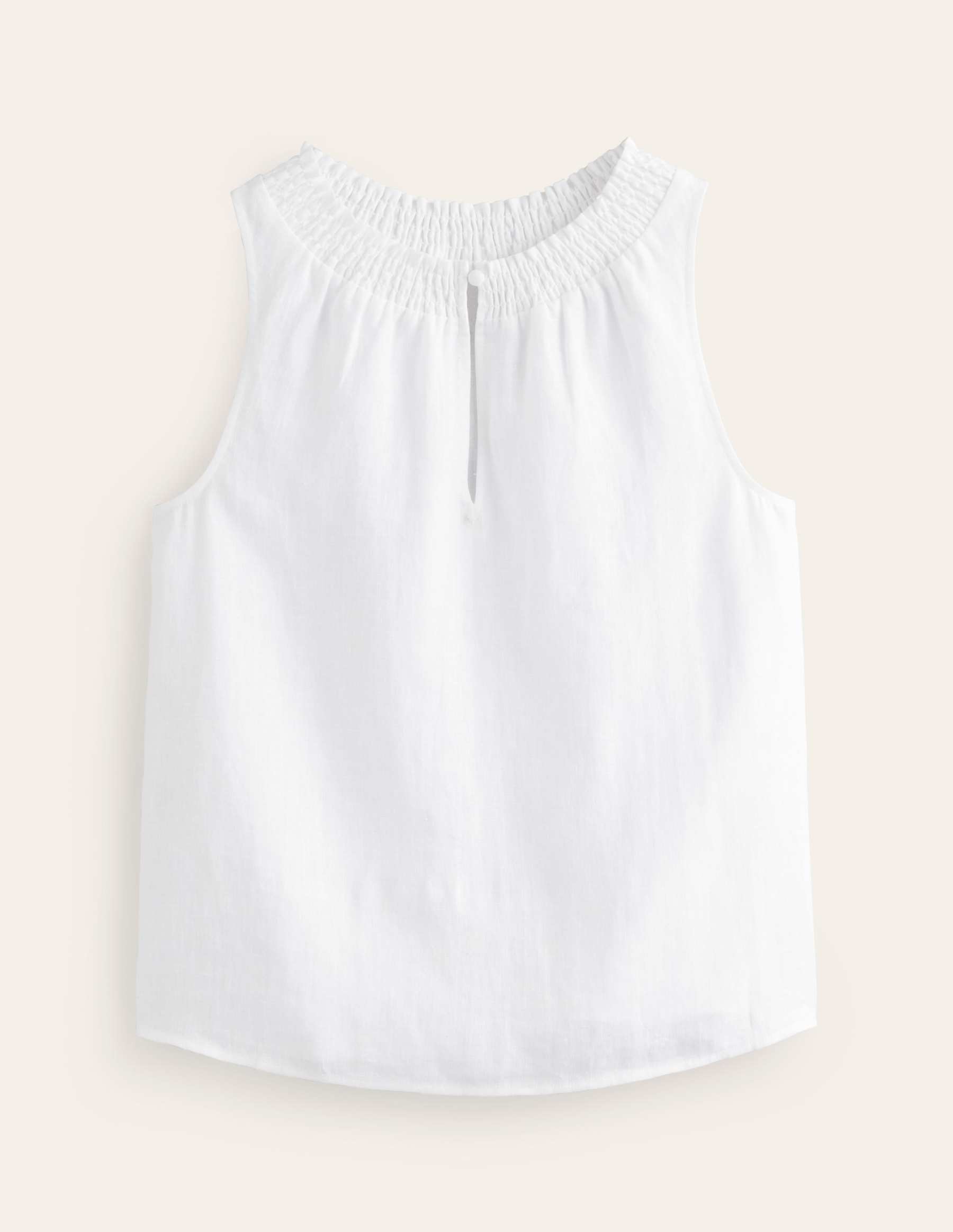 Georgia Linen Sleeveless Top