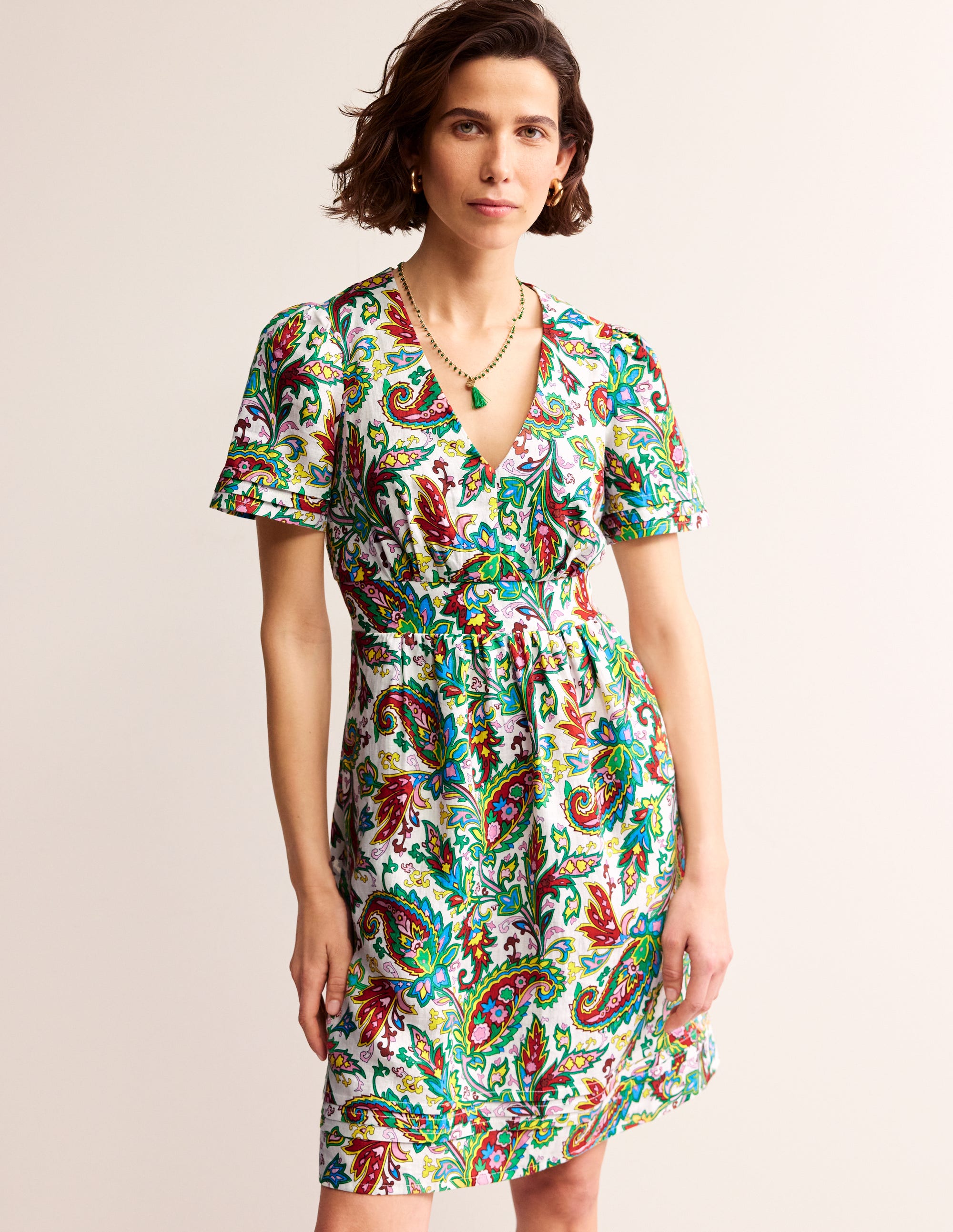 Eve Linen Short Dress