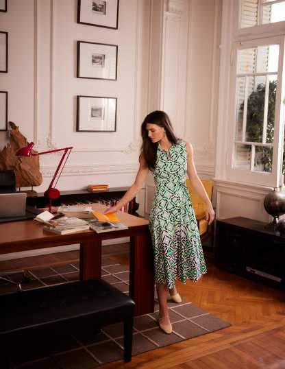 Amy Sleeveless Shirt Dress