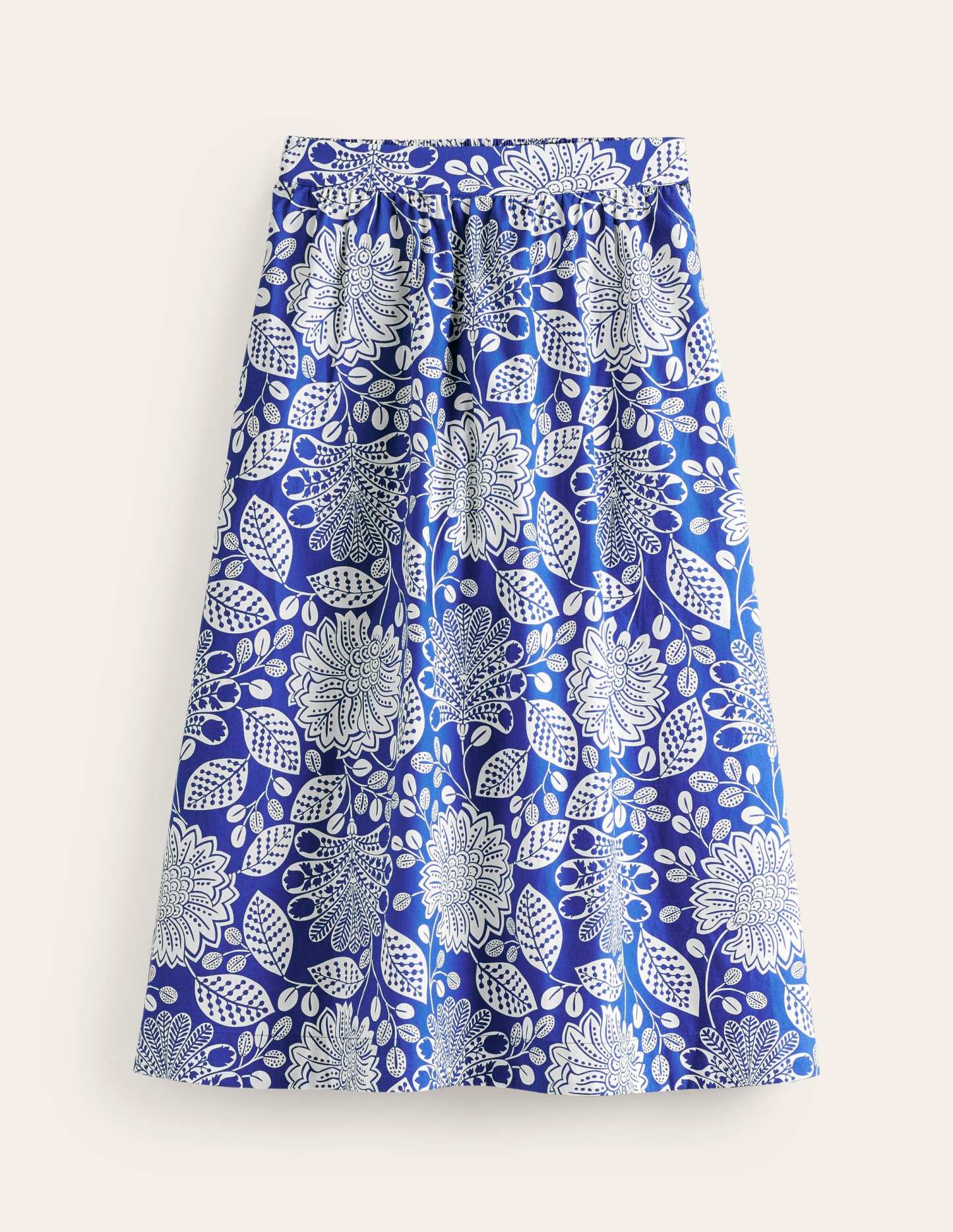 Hattie Poplin Midi Skirt