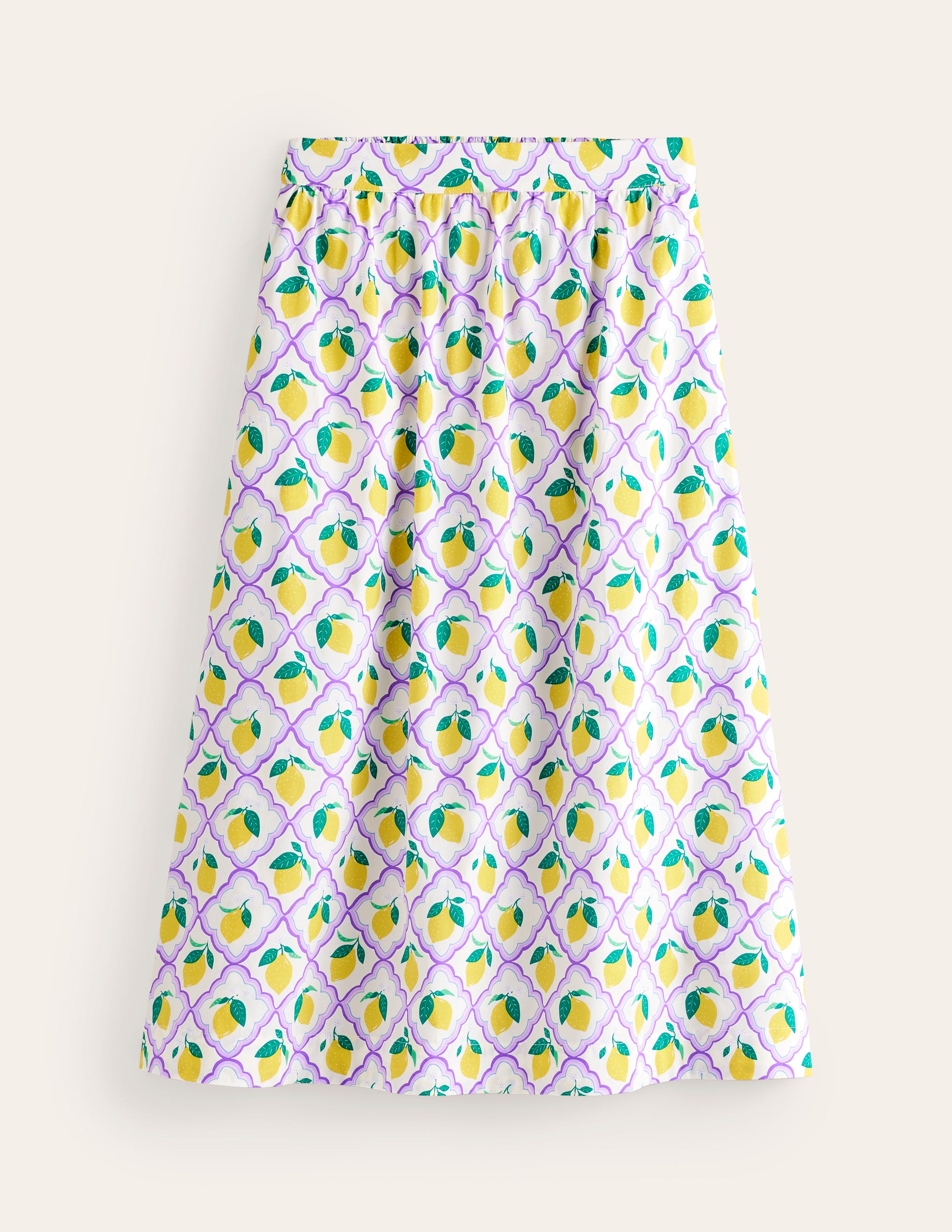 Hattie Poplin Midi Skirt