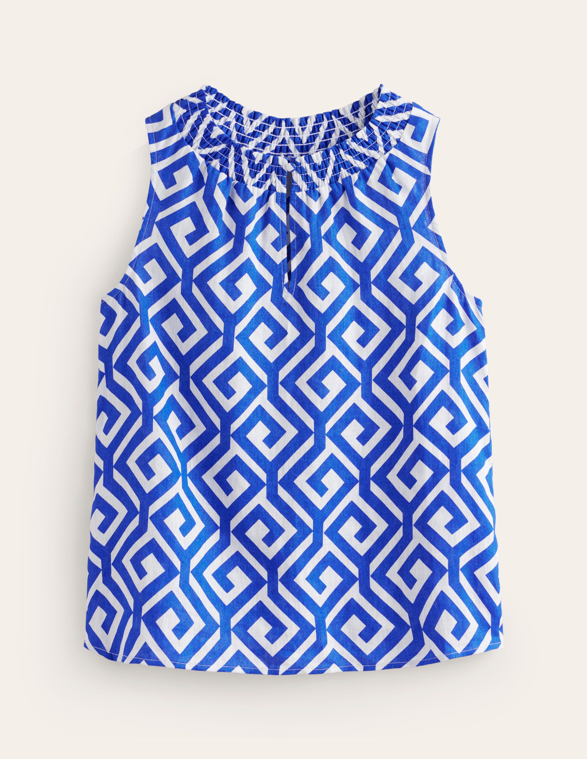 Georgia Linen Sleeveless Top