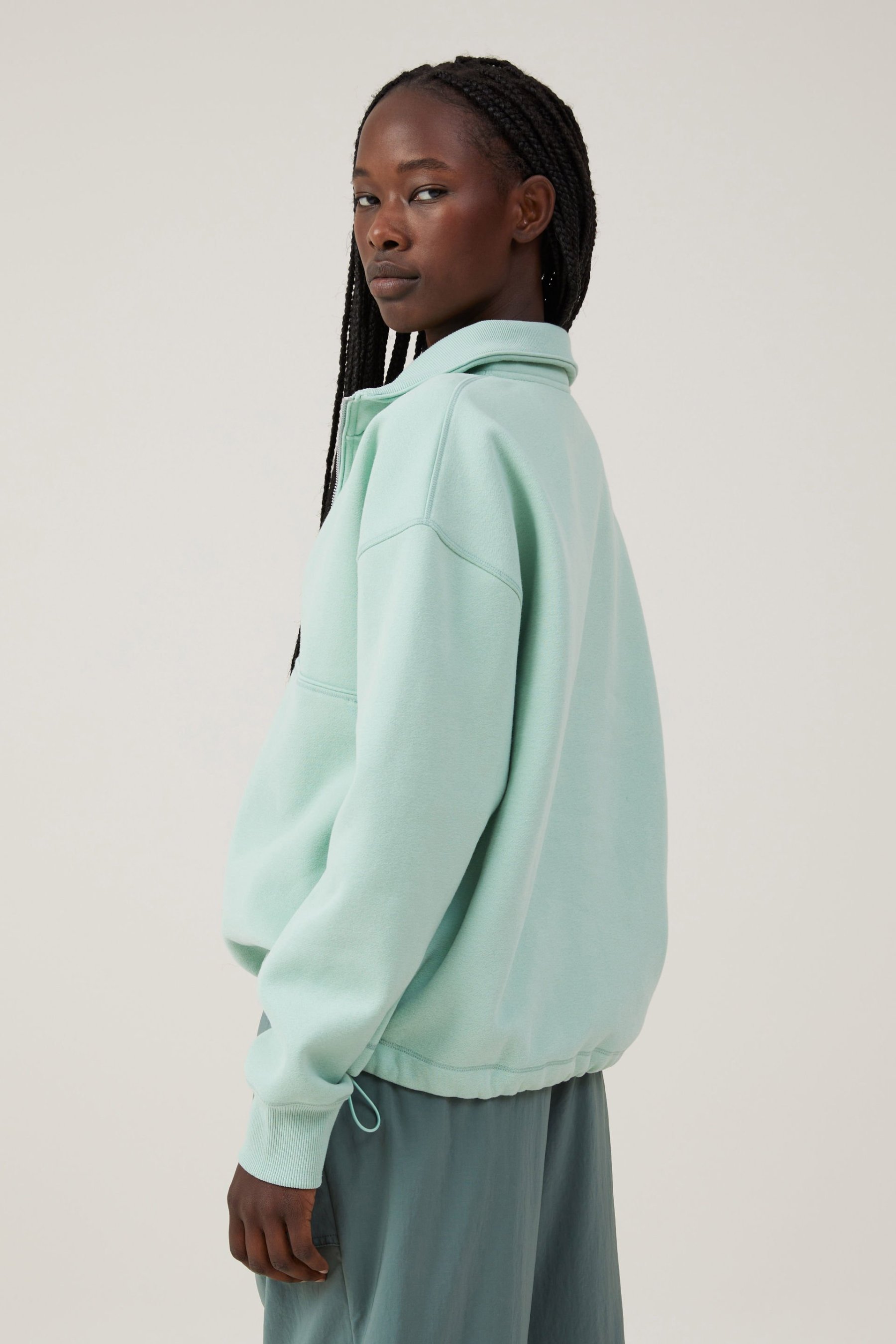 Plush Essential Half Zip Jumper