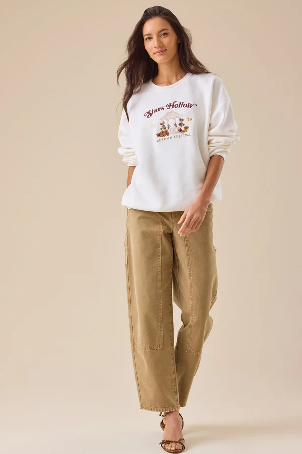 Stars Hollow Embroidered Sweatshirt