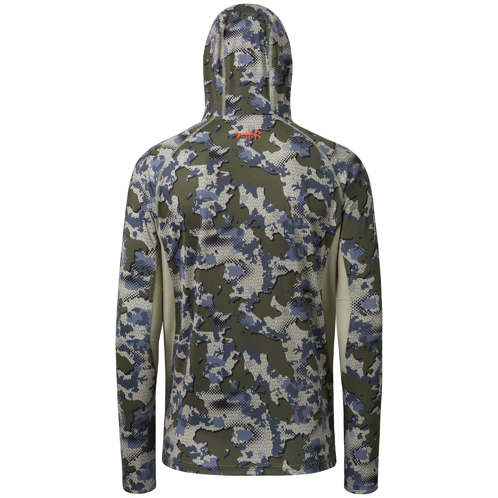 Men's UPF 50+ Long Sleeve Hunting Hoodie with Mask FS06M
