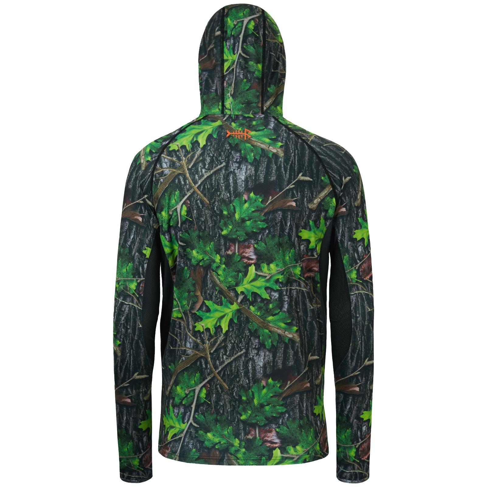 Men's UPF 50+ Long Sleeve Hunting Hoodie with Mask FS06M