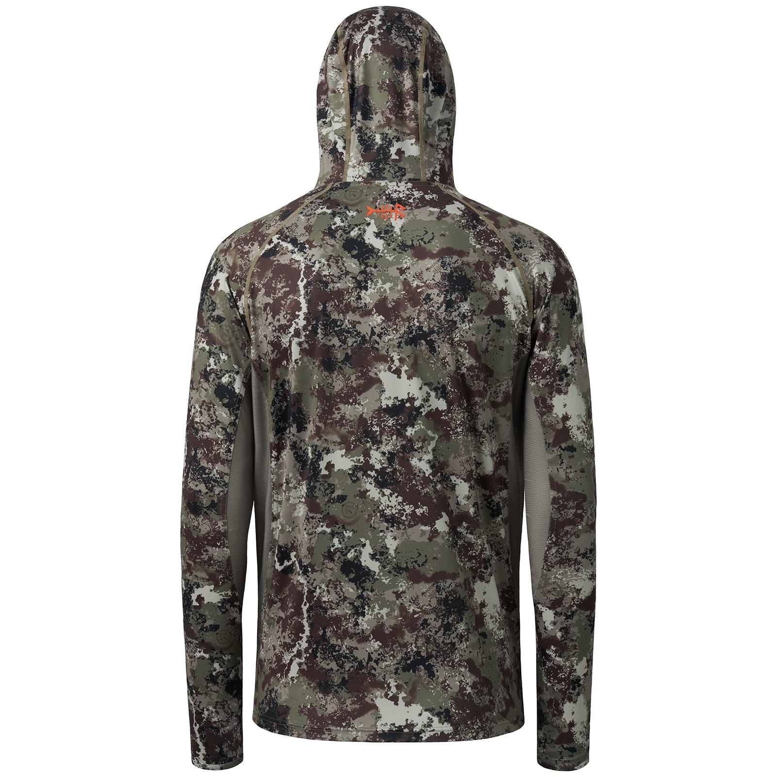 Men's UPF 50+ Long Sleeve Hunting Hoodie with Mask FS06M