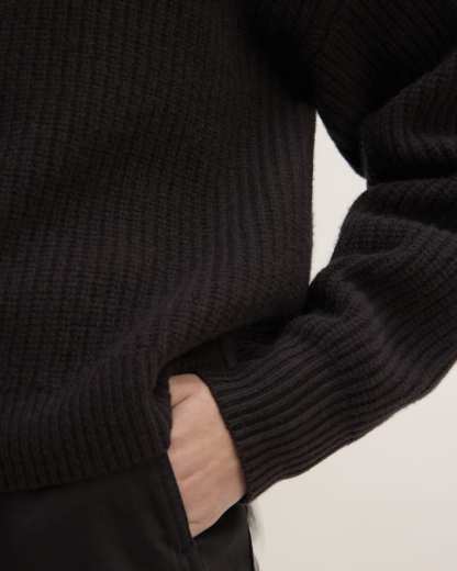 The Felted Merino Half-Zip Sweater