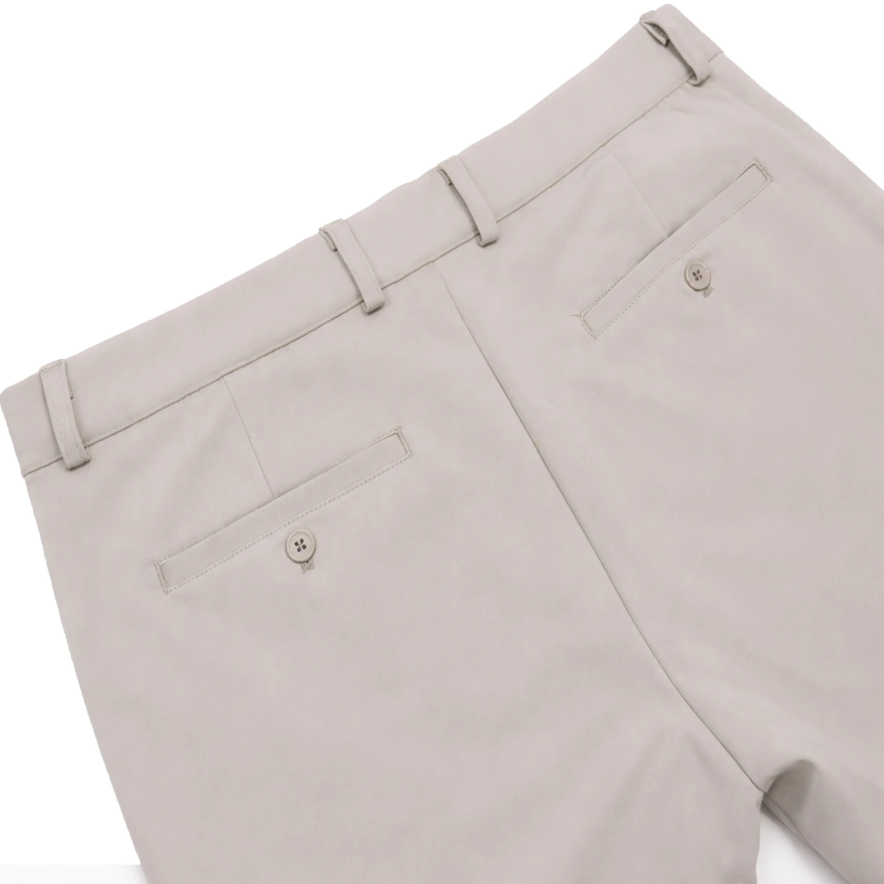 3-Pack Mens Flex Stretch Slim Fit Dress Pants (Sizes, 30-40) Beige Pockets