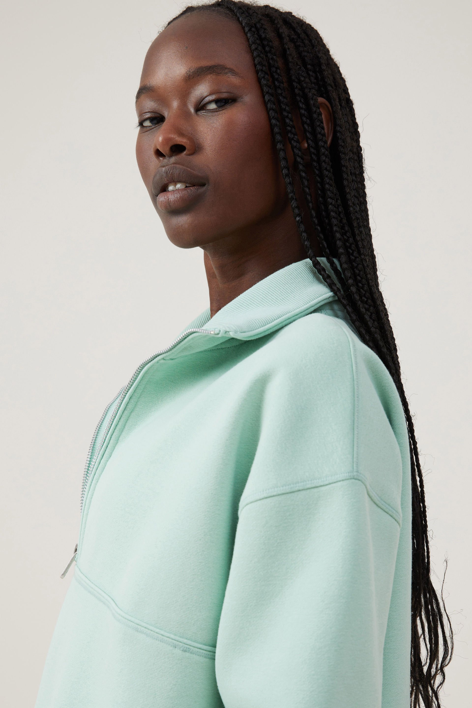 Plush Essential Half Zip Jumper