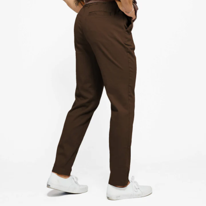 Men's Casual Stretch Twill Cotton Chino Pants