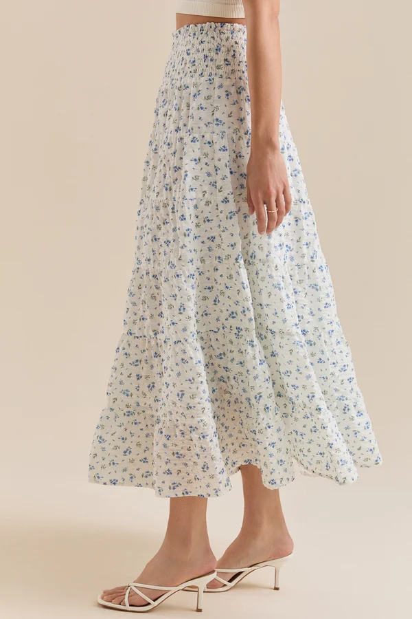 Ruth Floral Midi Skirt