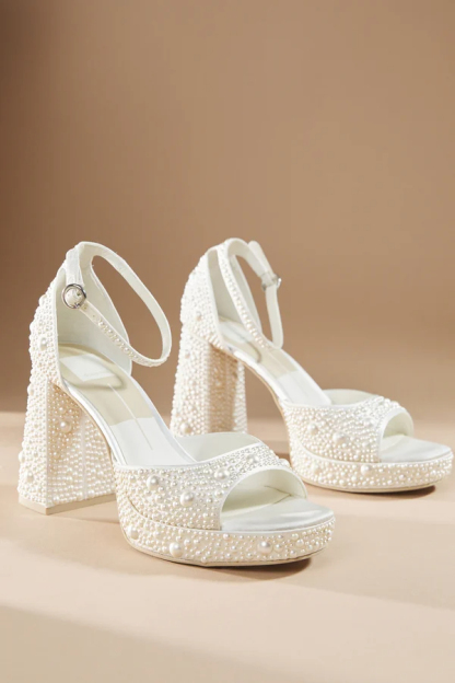 Pandora Pearl Platform Heels by Dolce Vita