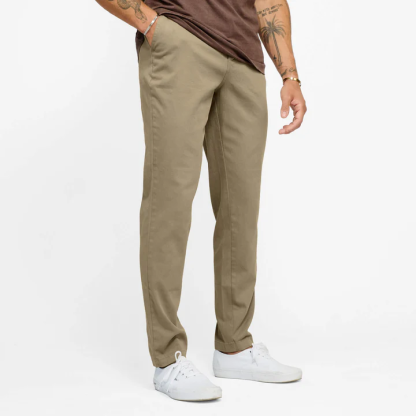 Men's Casual Stretch Twill Cotton Chino Pants