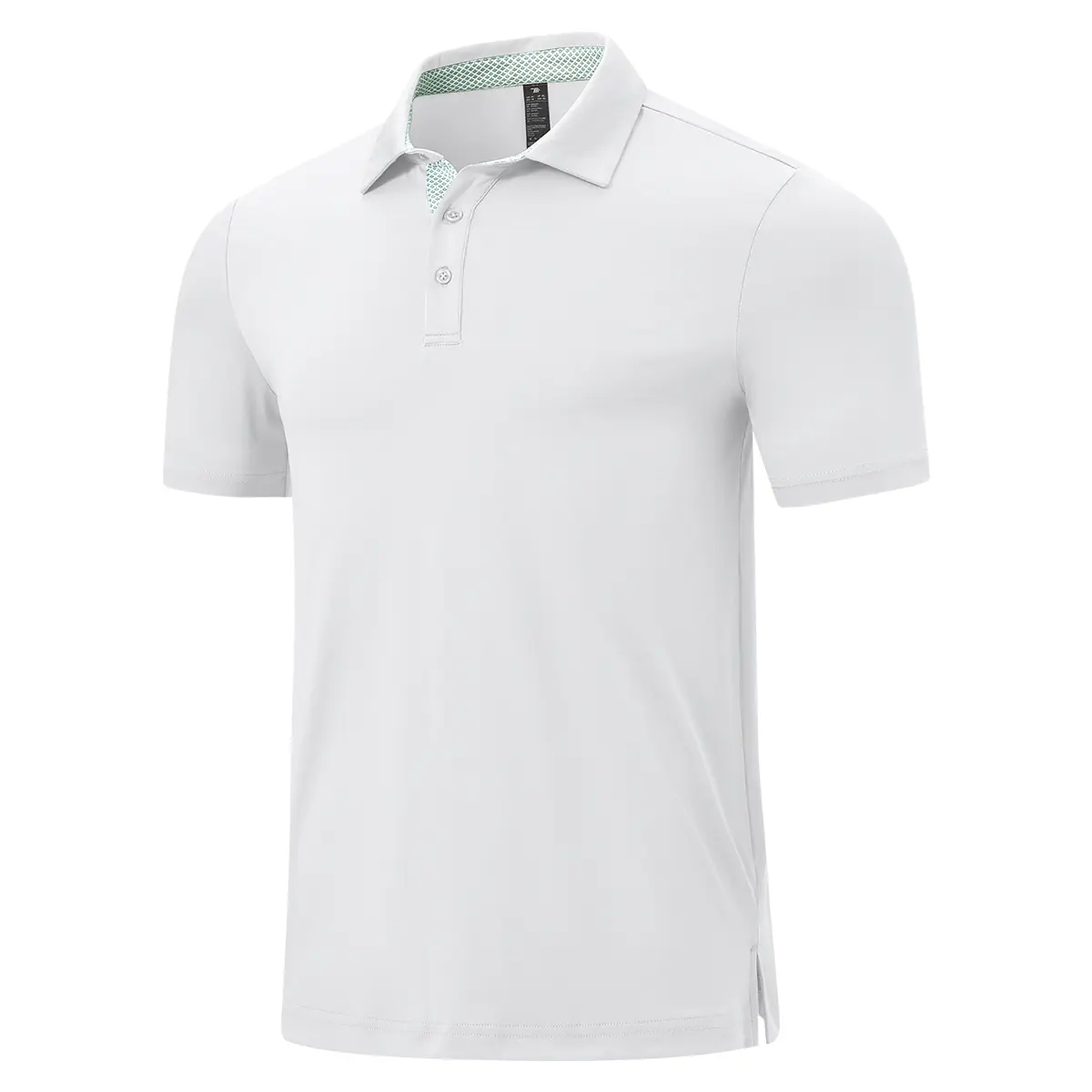 Men's Classic 3-Button Moisture Wicking Athletic Short Sleeve Golf Polo 