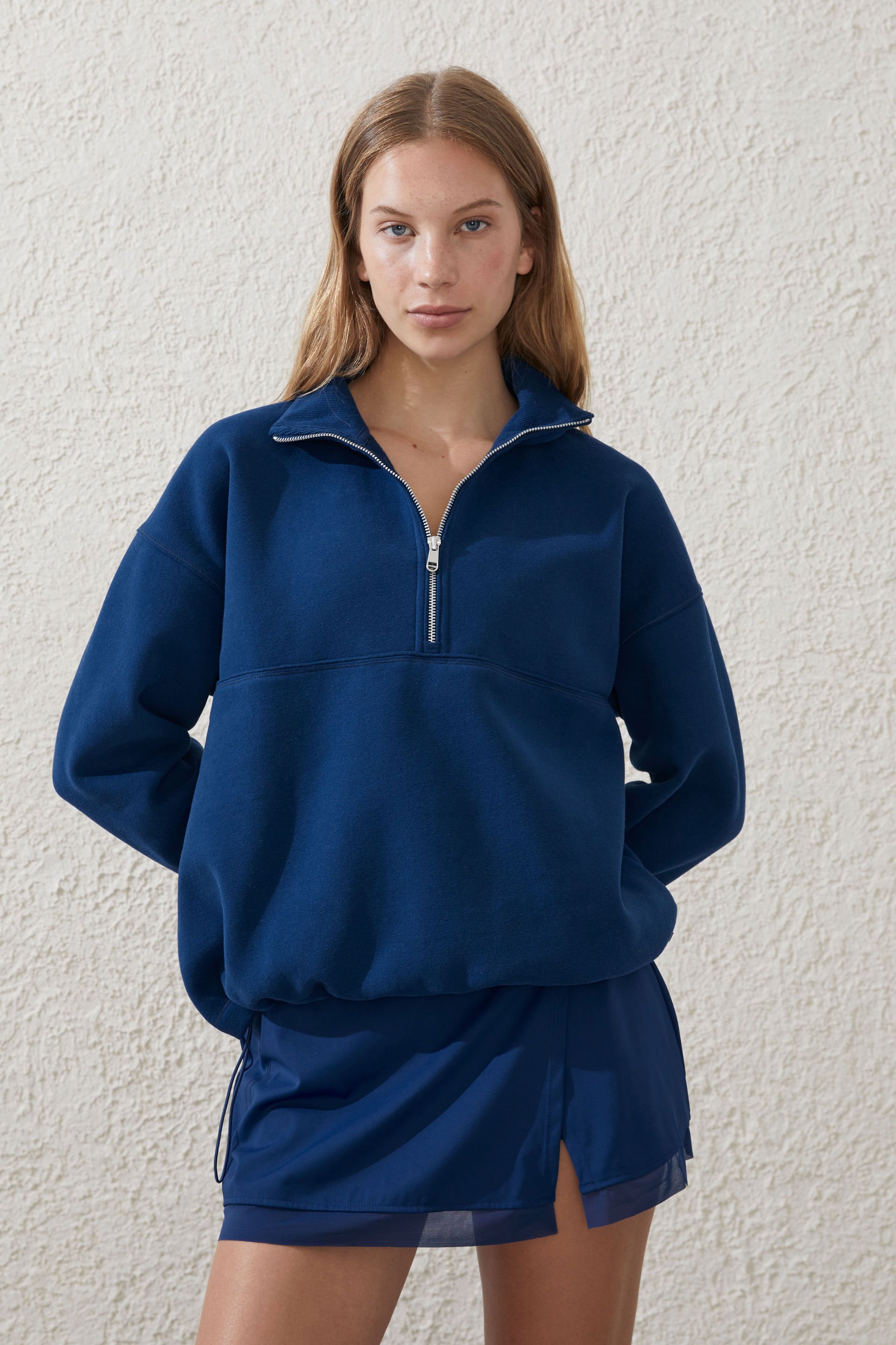 Plush Essential Half Zip Jumper