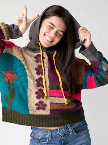 Dreamer Jacquard Sweater - Charcoal