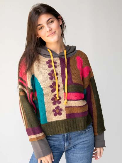 Dreamer Jacquard Sweater - Charcoal