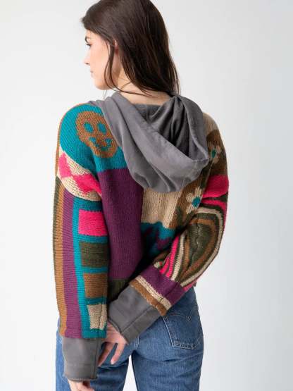 Dreamer Jacquard Sweater - Charcoal