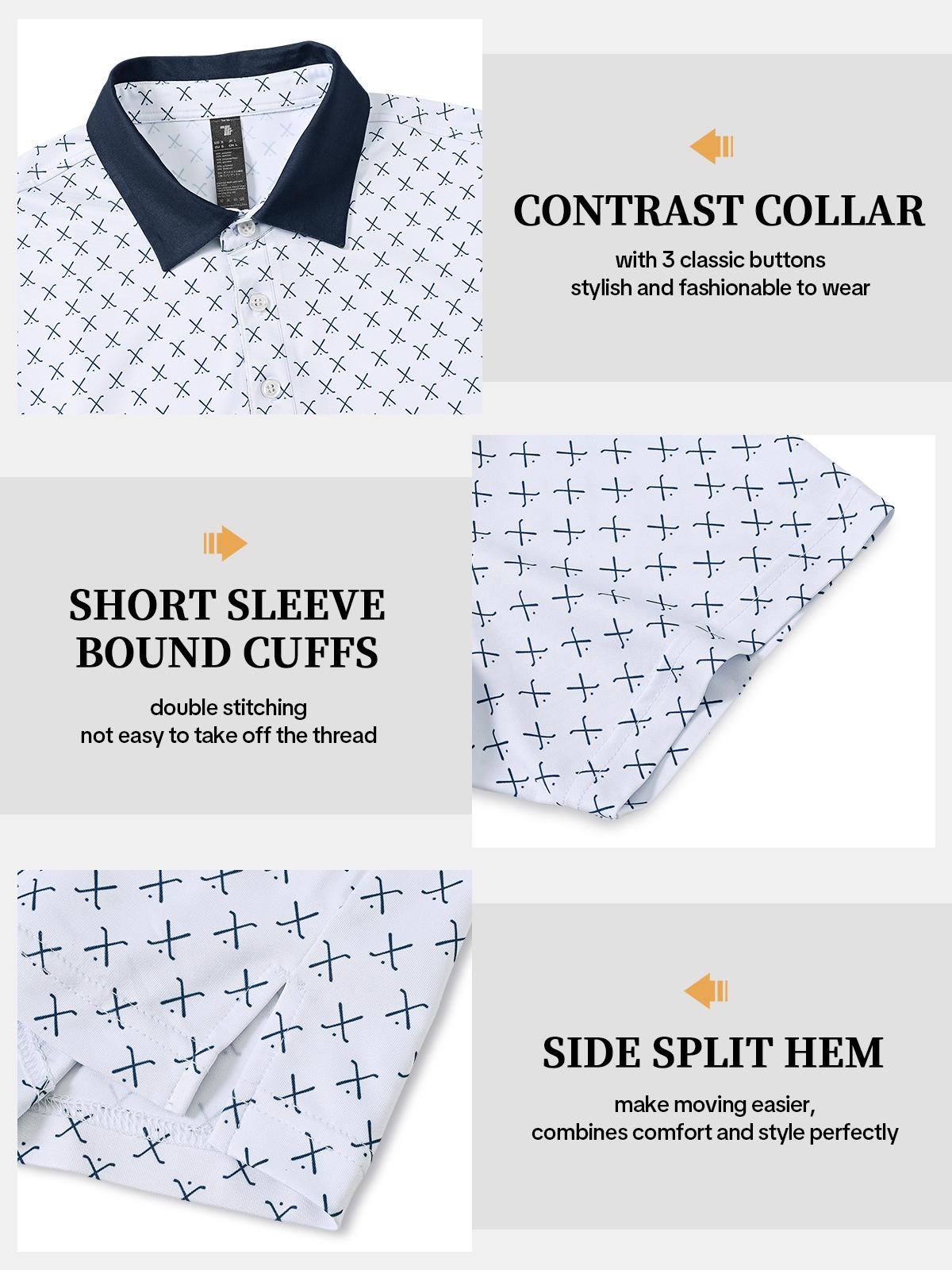 GOPUNE Men's Classic Polo Shirts Short Sleeve 3-Button Fashion Golf Polo Moisture Wicking Athletic Tennis T-Shirts Casual Contrast Collared Work Printed Polo Shirts Sports Tops #summervibes #outdoorfun GOPUNE Men's Classic Polo Shirts Short Sleeve 3-Button Fashion Golf Polo Moisture Wicking Athletic Tennis T-Shirts Casual Contrast Collared Work Printed Polo Shirts Sports Tops #summervibes #outdoorfun