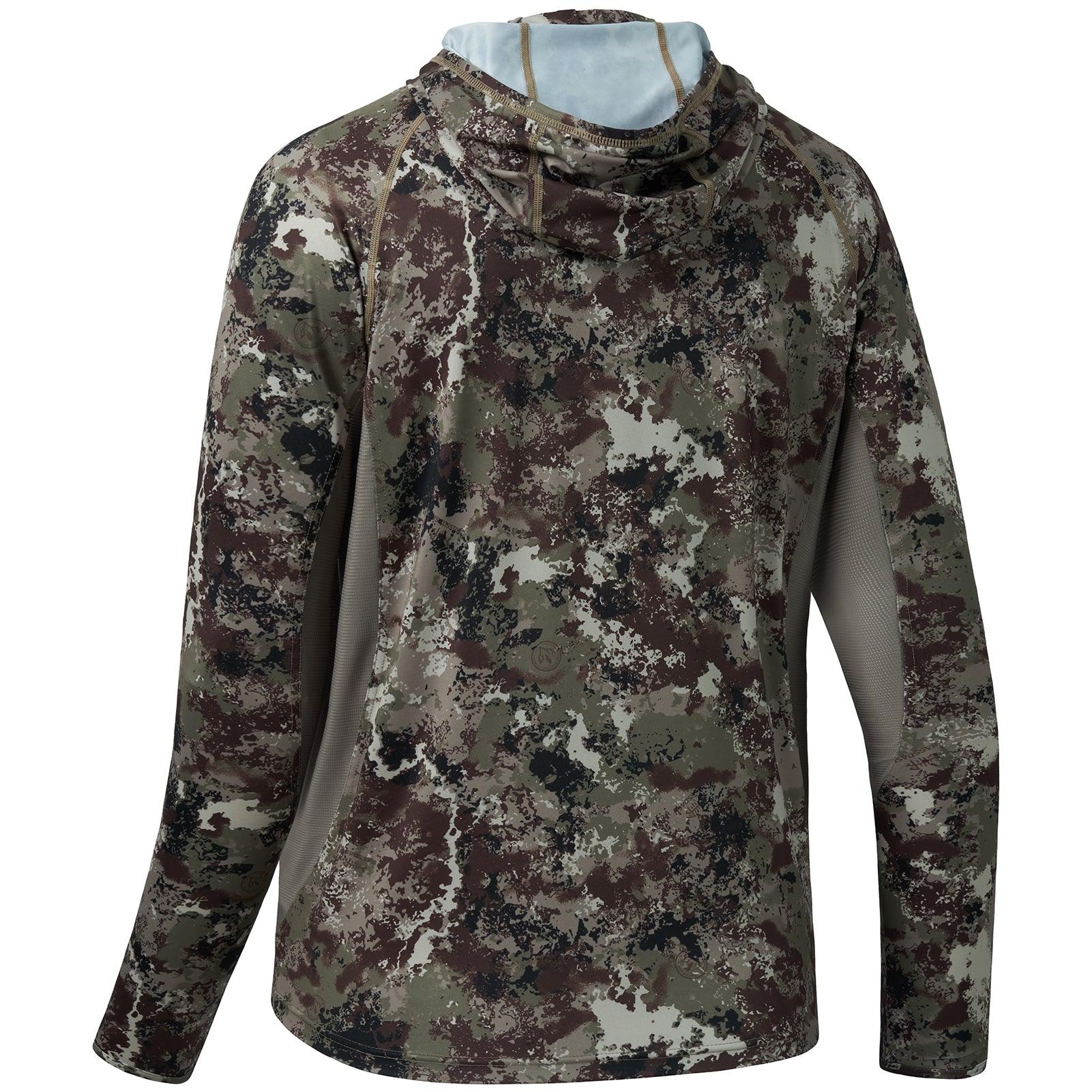 Men's UPF 50+ Long Sleeve Hunting Hoodie with Mask FS06M