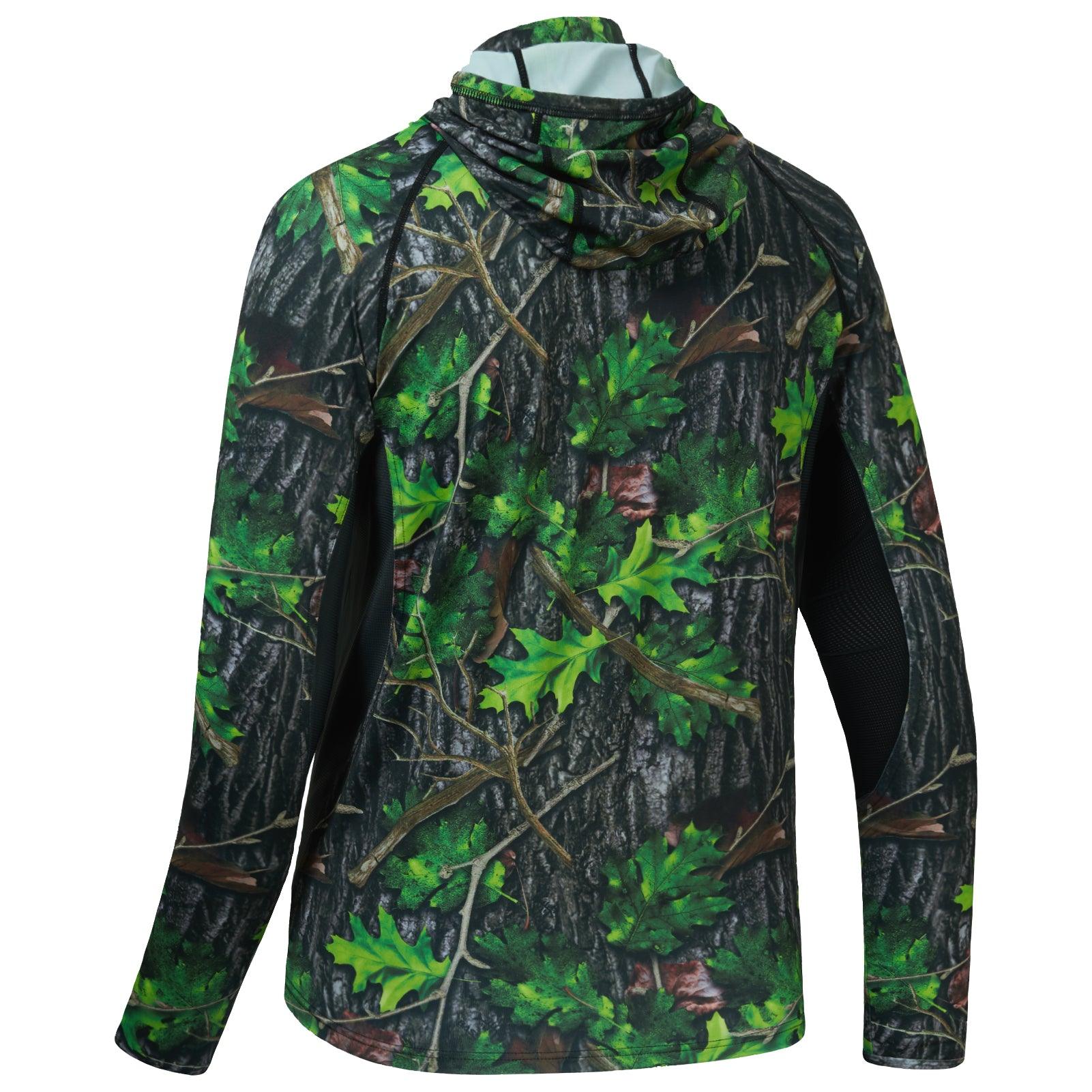 Men's UPF 50+ Long Sleeve Hunting Hoodie with Mask FS06M