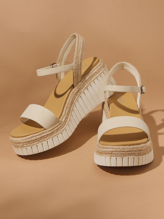 Albie Wide Width Platform Wedge Sandals